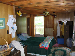 The Master Bedroom faces the lake and has its own ensuite