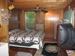 The Master Bedroom faces the lake and has its own ensuite