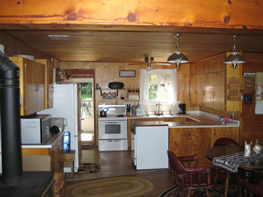 The kitchen is spacious and well equipped