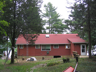Beautiful location overlooking Newboro Lake