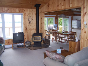 The cozy living room
