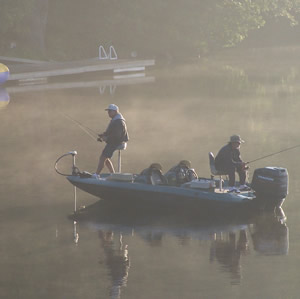The fishing on Newboro Lake is excellent