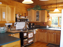 The kitchen is a Chef's dream come true.
