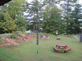 Large lot with plenty of room for activities