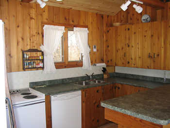 The kitchen is fully equipped